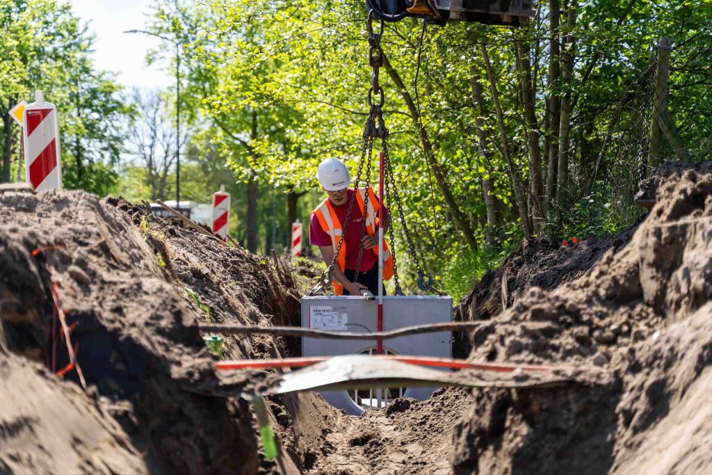 visser hoogeloon infra grondwerk in Eersel bouwrijp maken